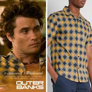 Outerknown BBQ Shirt in Sagebrush Solar ASO John B Outer Banks